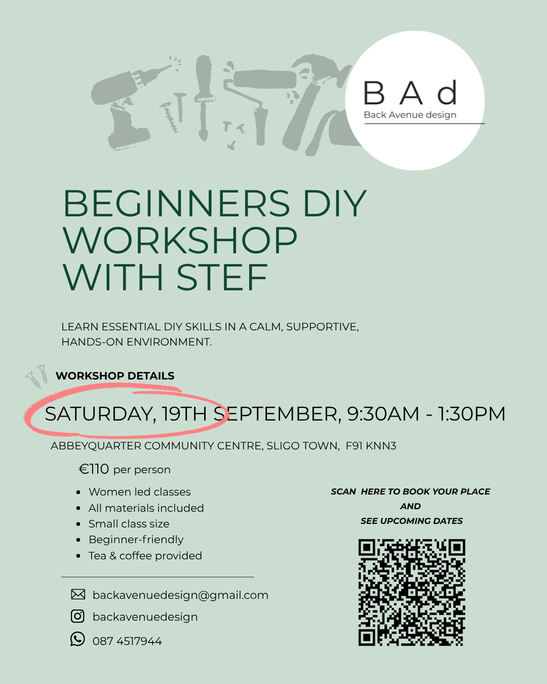 Beginners DIY Workshop with Stef